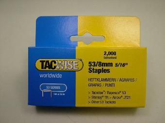 Type 053 Staples, Steel Wire (Pack of 2000) 12mm