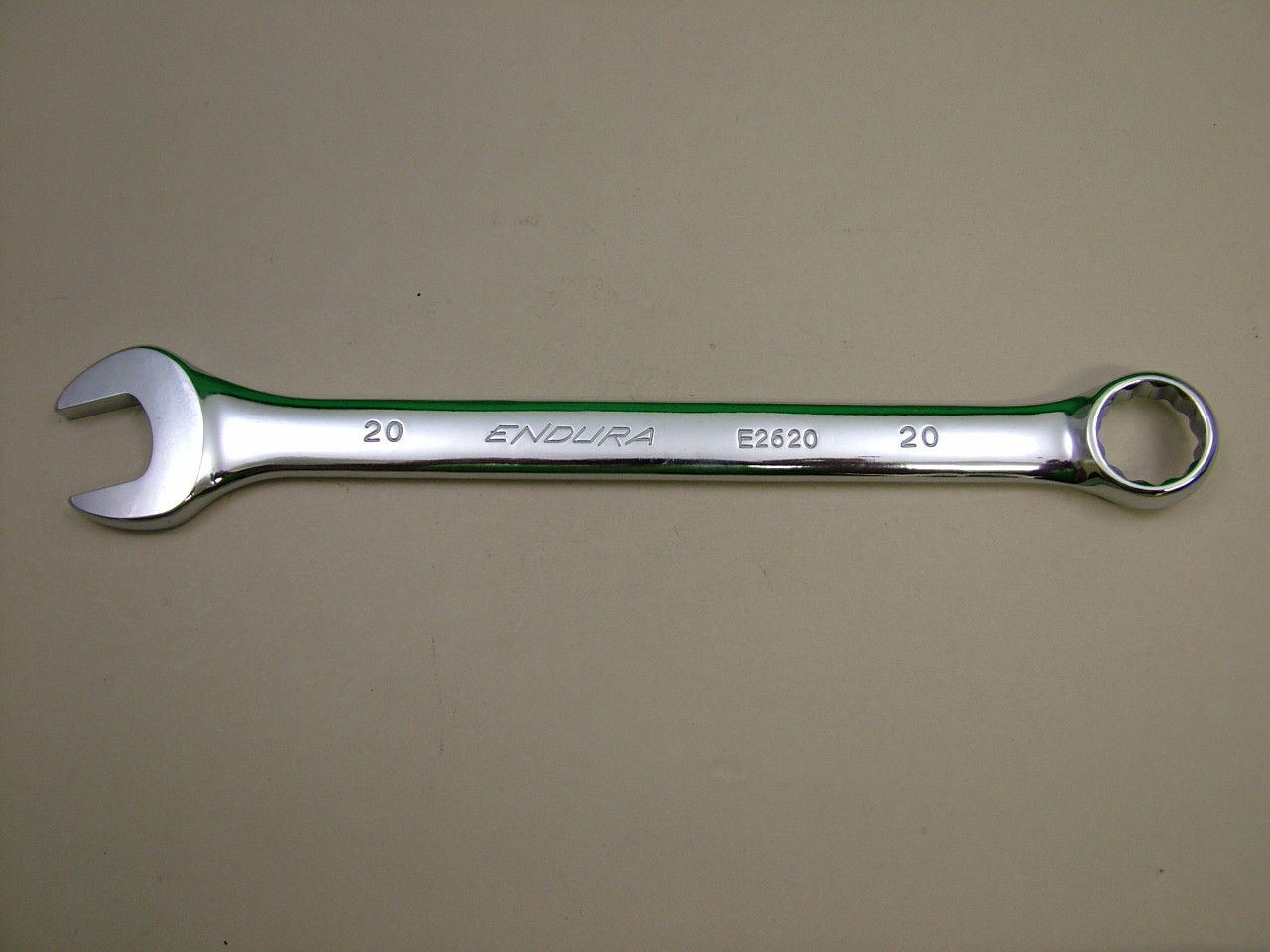 Combination spanner 21mm chrome vanadium steel, Endura 20mm - Click Image to Close