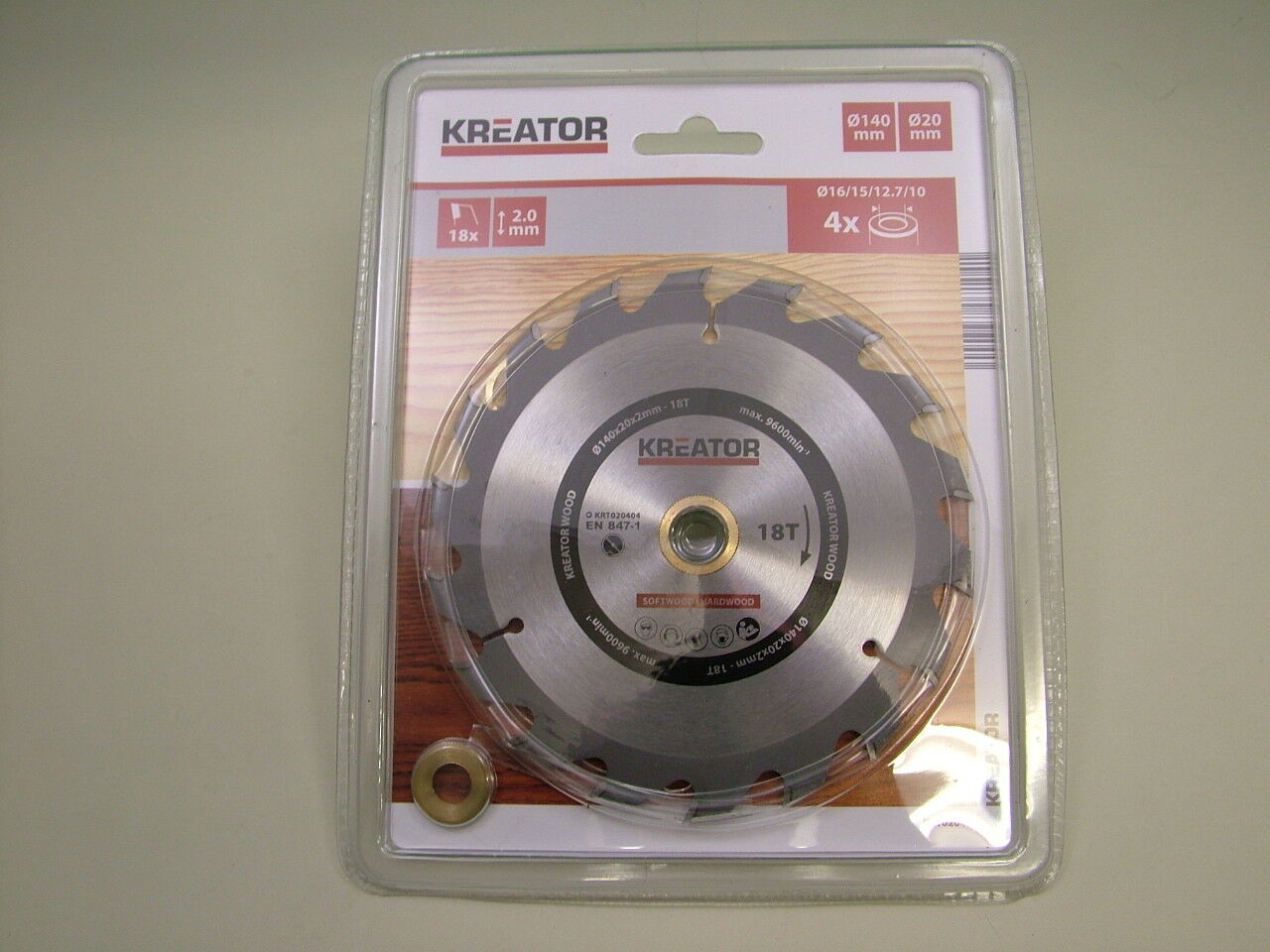 Circular Saw Blade (Wood) 140mm x 18T - Click Image to Close