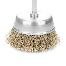 Wire Cup Brush, Crimped Steel (Coarse) 75mm - Click Image to Close