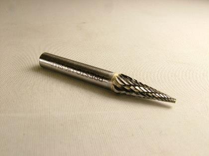 HSS Rotary Burr (For Metal) Pointed Cone 6 x 19 x6mm