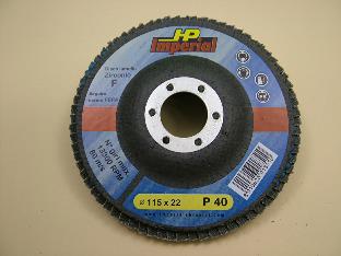 Zirconium Flap Disc for Angle Grinder 115mm, 40 Grit - Click Image to Close