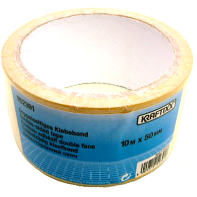 Kraftixx Double Sided Tape 10m x 50mm - Click Image to Close