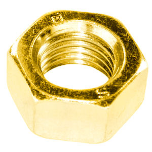 Brass Hexagon Nuts (Self-Colour) M4