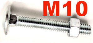 M10 Carriage Bolts