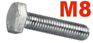 M8 Hexagon Set Screws