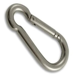 Stainless Steel Carbine Hook, 10 x 100mm