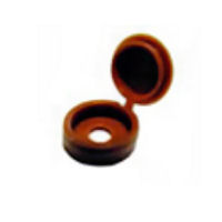 Hinged Screw Covers, No.6/No.8 Brown