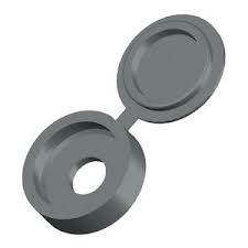 Hinged Screw Covers, No.10/No.12 Dark Grey