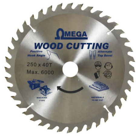 Chopsaw Blade Woodcutting - 216 x 30mm x 24 Teeth