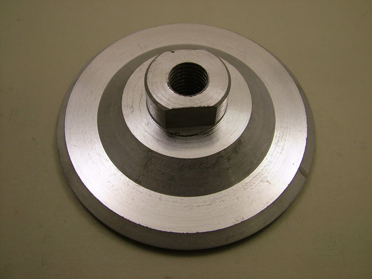 Aluminium backing pad for diamond polishing pads 100mm(4")