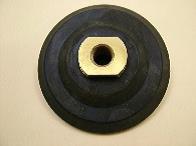 Rubber backing pad support for diamond polishing pads 100mm(4") - Click Image to Close