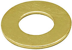 Brass Flat Washers (Form A) M4 - Click Image to Close