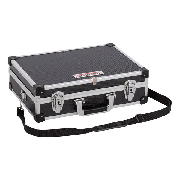 Tool case with dividers and tool loops