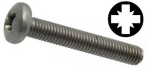 Stainless Pan Head Machine Screws M6 x 20mm - Click Image to Close