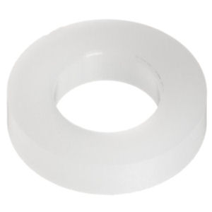 Plastic Washers, White Nylon M8