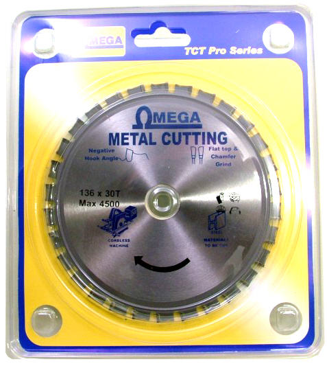 Thin Kerf Saw Blade For Metal 136mm x 30 Tooth x 20mm