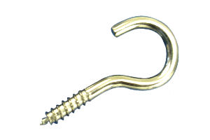 Screw Hooks, BZP 2.4 x 23mm (Curtain Wire)