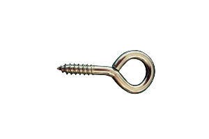 Screw Eyes, BZP 2.25 x 22mm (Curtain Wire)