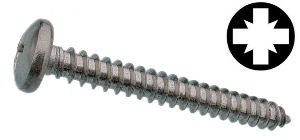 Pan Head Stainless Self-Tapping Screws 6 x 1 1/2"