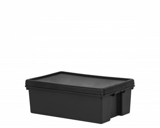 Extra strong storage boxe with lid 36L