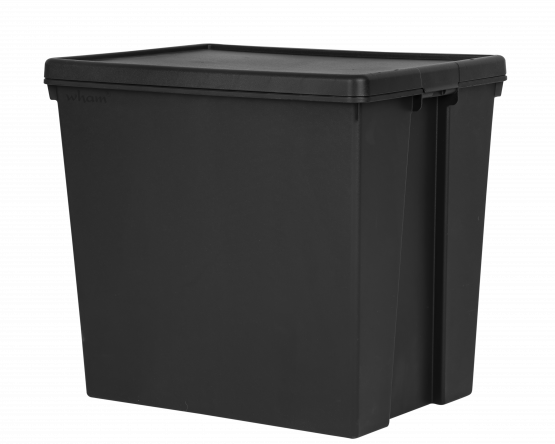 Extra strong storage boxe with lid 154L